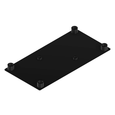 60-170-1 MODULAR SOLUTIONS POLYAMIDE PART END CAP 180MM X 90MM BLACK